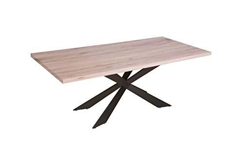 La Silla Española Amento Mesa, Madera, Marrón, 75,5cm (Alto) x 200cm (Largo) x 100cm (Ancho)