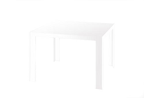 Kartell Invisible Table, Blanco, H. 72 cm