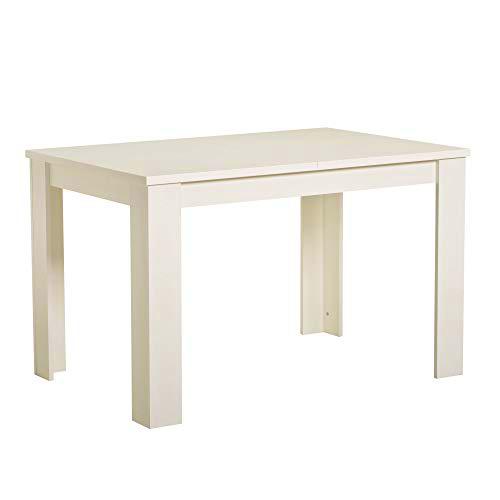 Mesa de comedor 120x80 - Jeri, blanco mate