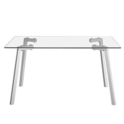 Italian Concept 209 Mesa Sky, Metal Lacado, Vidrio Templado