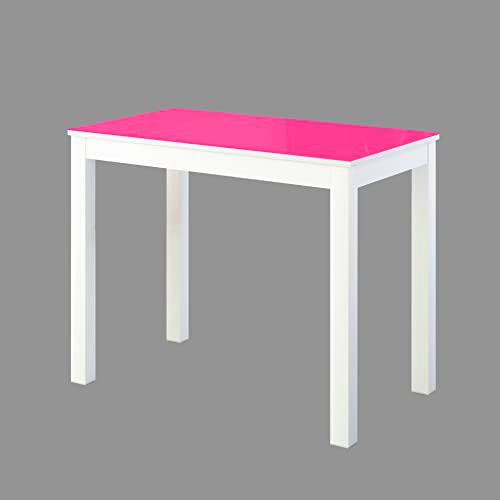 ASTIMESA Extensible Frontal Mesa de Cocina, Metal, Fucsia, 90x50cm