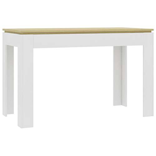 vidaXL Sonoma - Mesa de Comedor (120 x 60 x 76 cm)