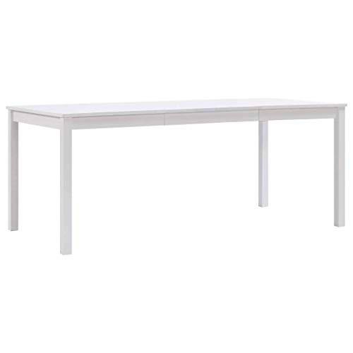 vidaXL Mesa de Comedor con diseño de Pino, 180 x 90 x 73 cm