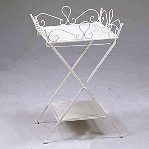 vacchetti José 6442060000 Mesa Portofino, Metal, Blanco