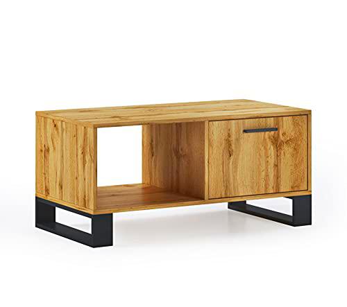 Skraut Home - Mesa de Centro - 45 x 92 x 50 cm - Mesa Baja Ideal para Salón o Comedor