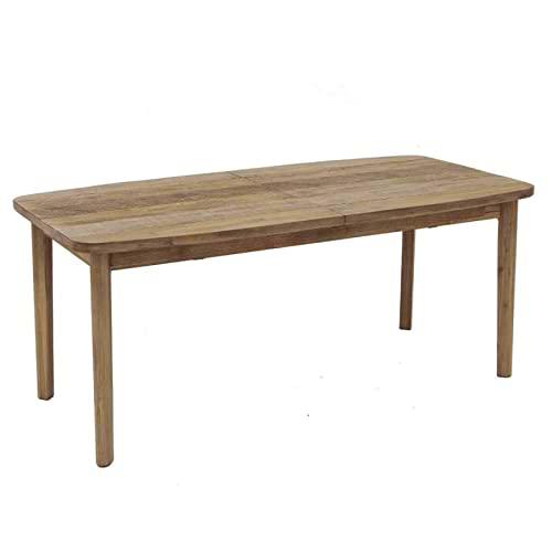 Atmosphera ATM-166634 Mesa de Comedor Extensible de Madera de Acacia Banila Natural, cm