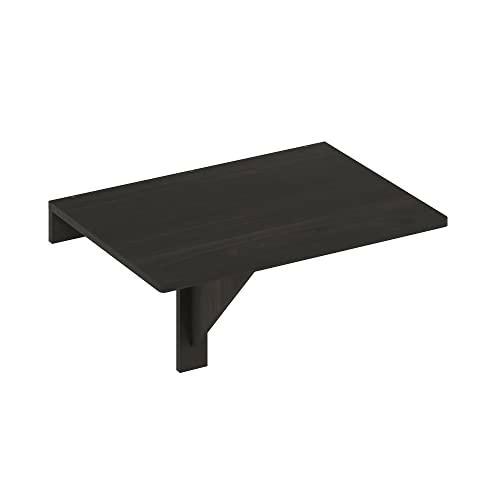 Furinno Hermita Mesa Plegable de Montaje en Pared, Espresso, One Size