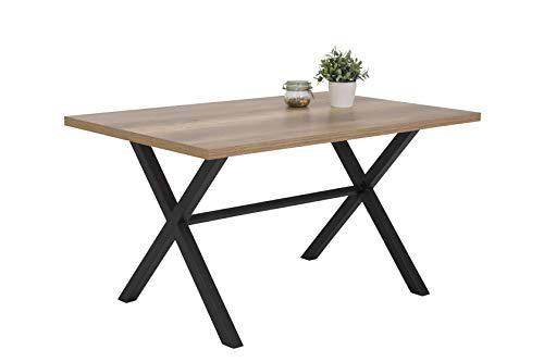 Apollo, Madera, marrón, 104498s9 una Mesa de Comedor 90 x 140 x 75 cm