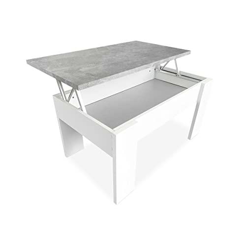 Duérmete Online 0 Mesa de Centro Elevable, Mesita de Salón o Comedor