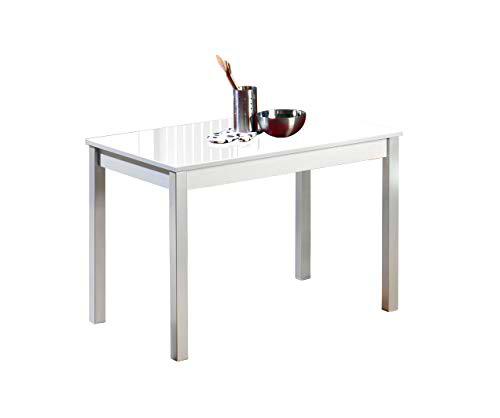 ASTIMESA Mesa de Cocina Fija Blanco 100x60 cms