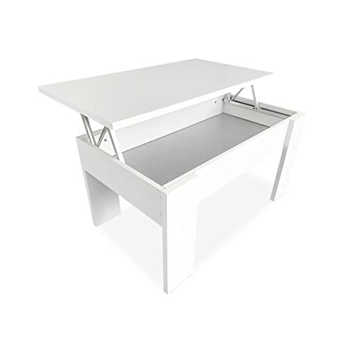 Duérmete Online 0 Mesa de Centro Elevable, Mesita de Salón o Comedor