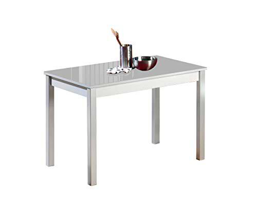 ASTIMESA Mesa de Cocina Fija Cristal Gris 70x110cms