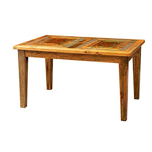 BISCOTTINI INTERNATIONAL ART TRADING Mesa de Madera Maciza, Media