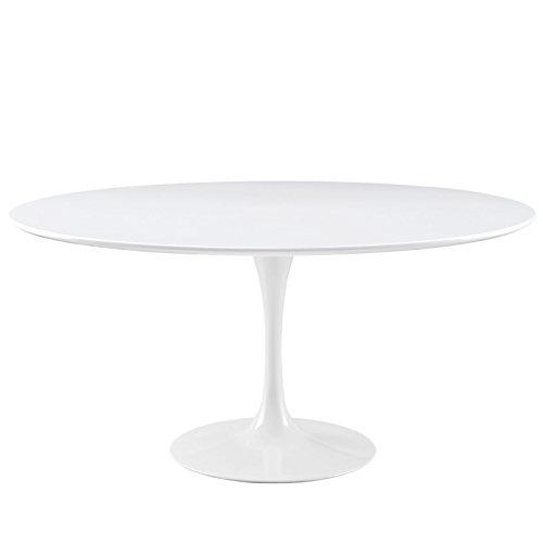 Modway Lippa Mid-Century ModernRound Artificial Marble Side Table