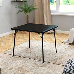 Flash Muebles Negro Tarjeta Plegable Mesa