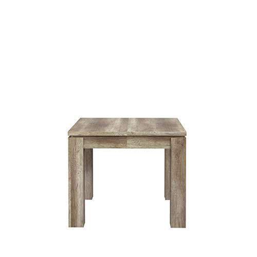 FORTE Mesa extensible, derivado de madera, roble antiguo