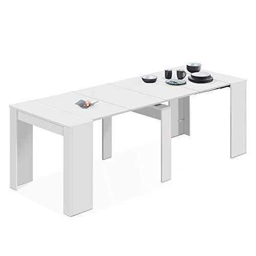 Habitdesign Mesa de Comedor, Consola, Mesa Extensible