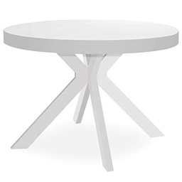 Menzzo Miríada Mesa, Madera, Blanco, L260 x P110 x H75 cm