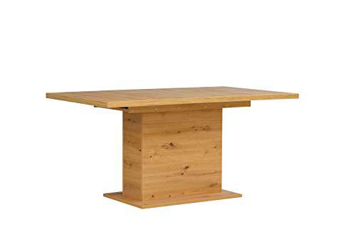 FORTE Baltimore Mesa de comedor extensible, derivado de madera