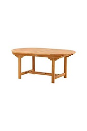 Venture Home Kenya 9525-244-Mesa de Comedor Ovalada (180/240 x 120 x H75 Teak Tabla