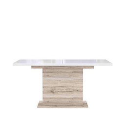 FORTE Saint Tropez Mesa de comedor extensible, derivado de madera