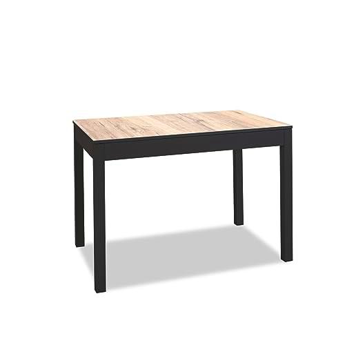 ASTIMESA Mesa de Cocina, Amundsen, 100x60cm-extendida 150x60 cms