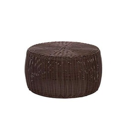 Household Essentials Resin Wicker Low Table, Brown