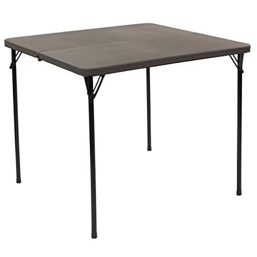 Flash Furniture Mesa Plegable de plástico 34SQ, Metal