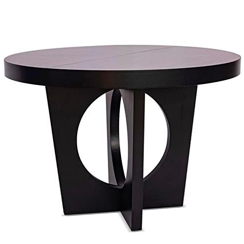 Menzzo Kalipso Mesa, Negro, L110 x P110 x H76 cm