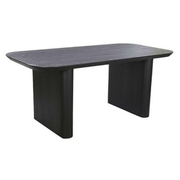 Home ESPRIT Mesa de Comedor Negro Abeto 180 x 90 x 77 cm