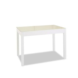 ASTIMESA Mesa de Cocina, Beig, 100x60cm-extendida 150x60 cms