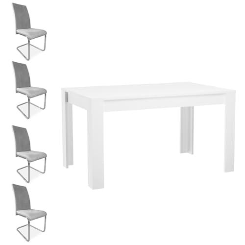 amuéblate online - Pack Mesa de Comedor o Salón, Modelo Mónaco