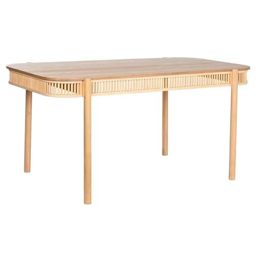 Home ESPRIT Mesa de Comedor Natural Abeto 160 x 80 x 76 cm