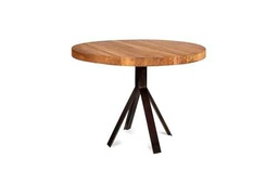 Adda Home Mesa de Comedor, Madera, Natural, 70X70X75 CM