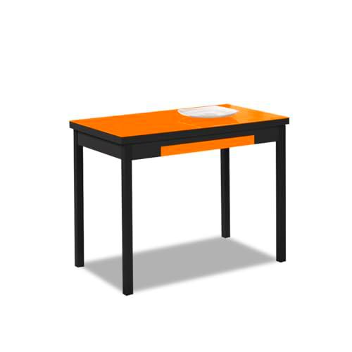 ASTIMESA Mesa de Cocina Extensible, Naranja, 140 x 50 cm