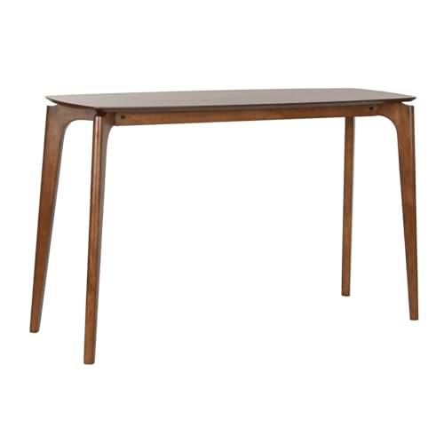 Home ESPRIT Mesa de Comedor Marrón Nogal Madera MDF 150 x 55 x 91 cm