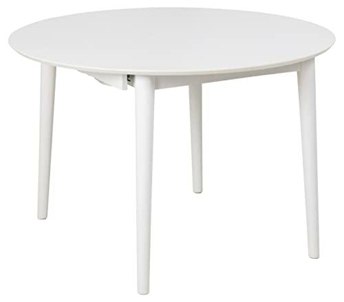 AC Design Furniture Monty Mesa de, Rubberwood, Blanco