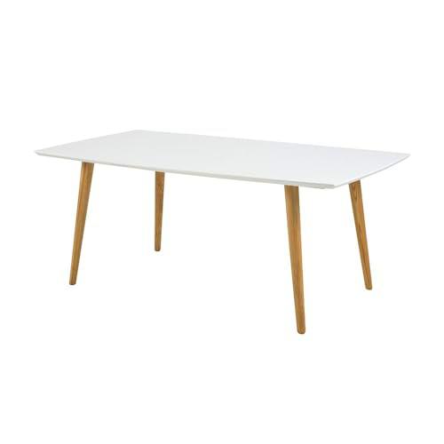 Selsey Mesa de Comedor, Blanco, 74 x 160 x 100 cm