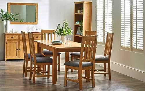 Julian Bowen Mesa de Comedor Extensible Mallory, Roble