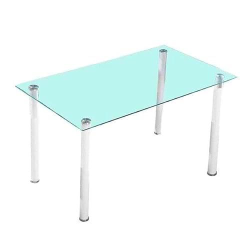 HOGAR24 ES Mesa de salón, Mesa de Comedor, Mesa de Cristal Transparente