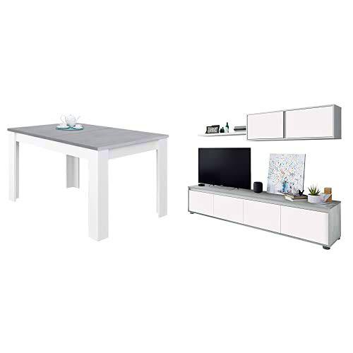 Habitdesign Mesa de Comedor Extensible, Mesa salón o Cocina