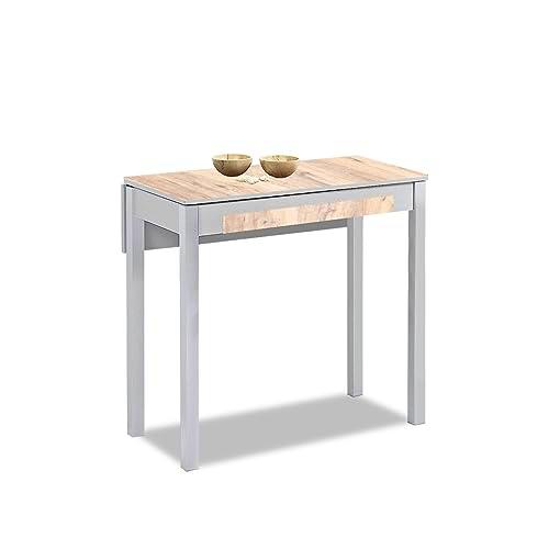 ASTIMESA Mesa de Cocina Extensible, Amundsen, 80 cm x 40 cm