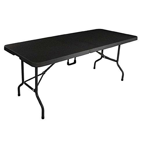 Bolero CB518 - Mesa multiusos plegable al centro Bolero 183cm negra