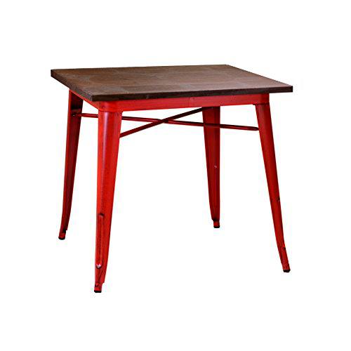 vacchetti José 8031900000 Mesa Bristol, Metal, Rojo