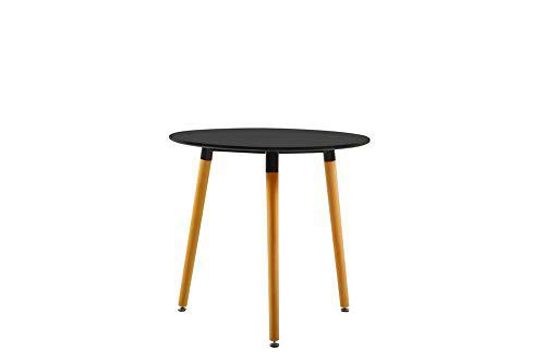 Homemania Mesa Diamond para el Comedor, Metal, Madera