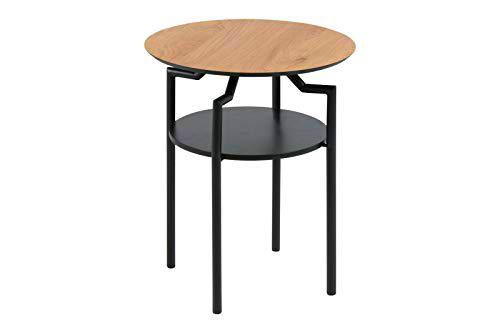 AC Design Furniture Mesa de Comedor, MDM, Negro