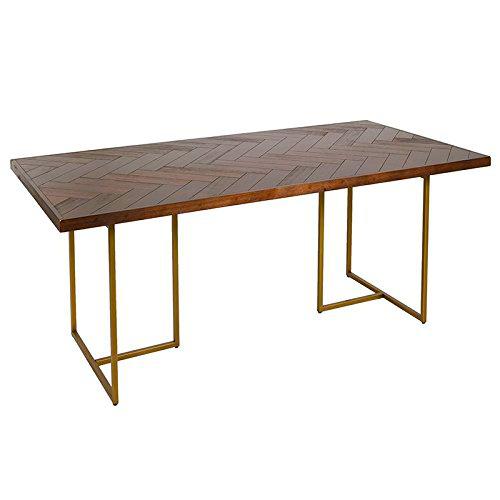 Craftenwood S0106228 Mesa de Comedor, Madera de Acacia MDF