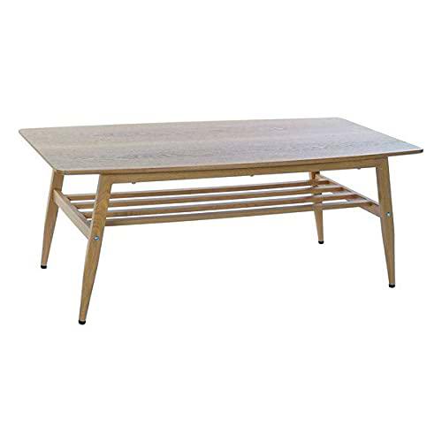 Dekodonia S3010838 Mesa Auxiliar, Marrón, Madera Metal