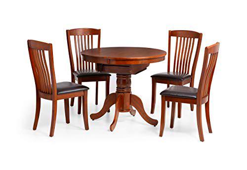 Julian Bowen Canterbury Mesa de Comedor, Madera, Caoba